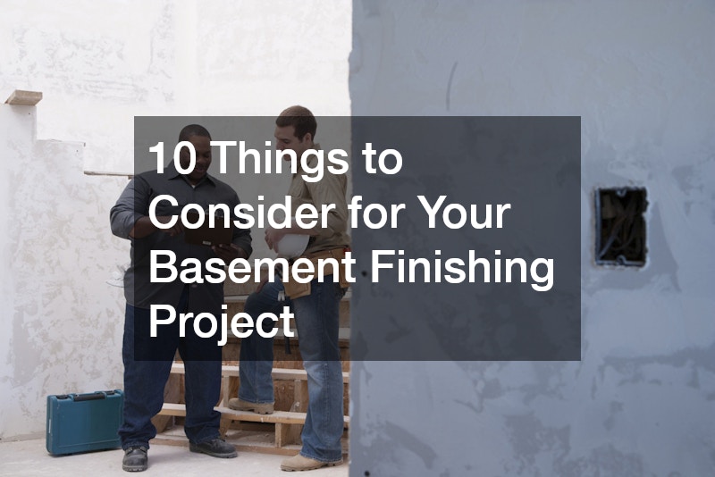 10 Things to Consider for Your Basement Finishing Project