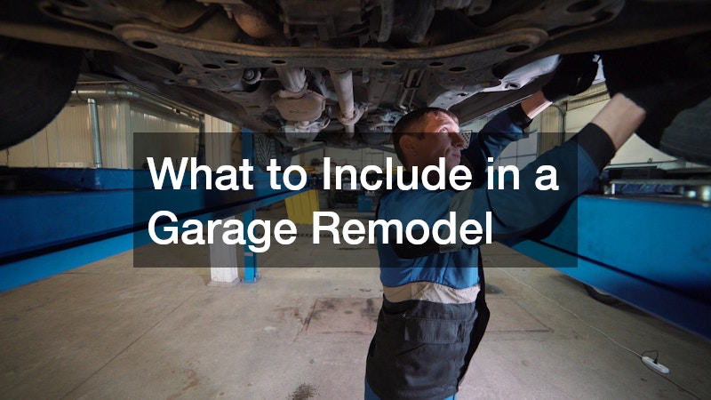 What to Include in a Garage Remodel